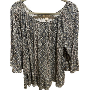 WOMENS STYLE & CO. L DETAIL TOP